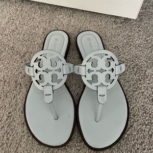 Tory Burch light blue sandals
